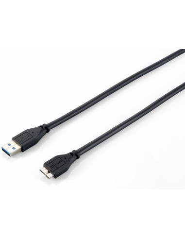 USB 3.0 A till Micro USB B Kabel Equip 128397 Svart 1,8 m