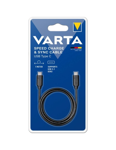 USB-C till USB-C Kabel Varta 57947 1 m