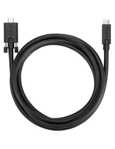 USB-C-kabel Targus ACC1122GLX Svart 1,8 m