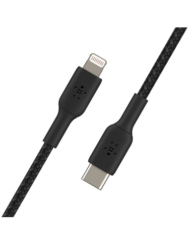 Kabel USB-C till Lightning Belkin CAA004BT2MBK 2 m Svart