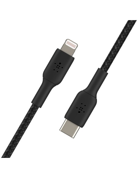 Kabel USB-C till Lightning Belkin CAA004BT2MBK 2 m Svart