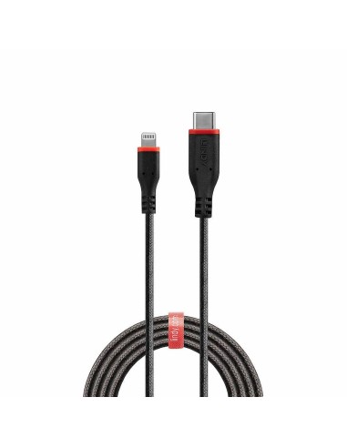 USB-kabel LINDY 31286 Svart