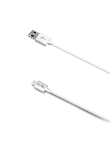 Kabel USB till Lightning Celly USBIP52M 2 m Vit