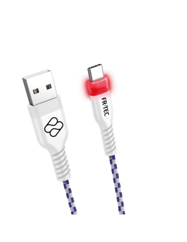 USB A till USB C Kabel FR-TEC FT0030 Vit 3 m