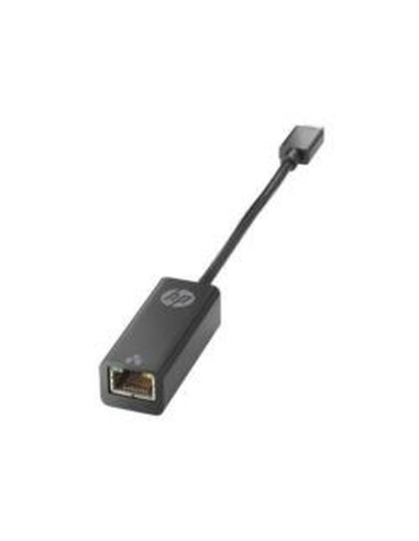 USB C till Nät RJ45 Adapter HP V7W66AAAC3 Svart