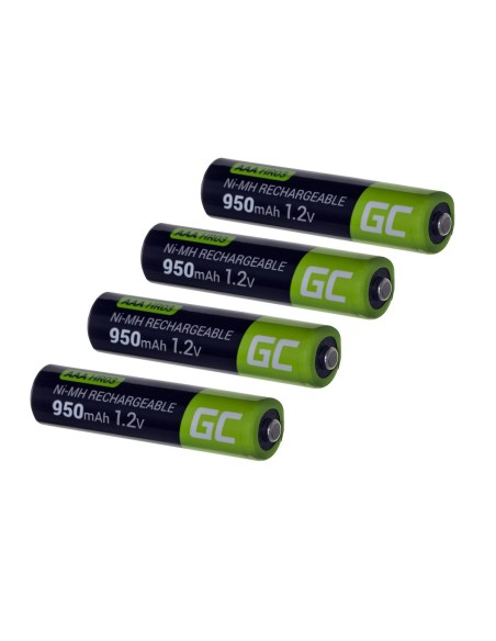 Laddningsbara Batterier Green Cell GR03 950 mAh 1,2 V AAA