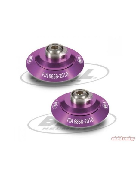 Helmet clip set Bell HANS Rosa FIA 8858-2010