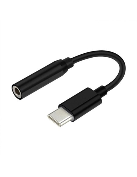 USB-C till Jack 3.5 mm Adapter Aisens A109-0348 Svart 15 cm (1 antal)