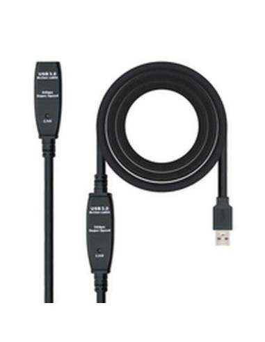 Skarvsladd USB TooQ 10.01.0313 Svart 15 m 5 Gbps