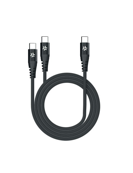 USB-C-kabel Celly USBC2USBCBK Svart 1,3 m