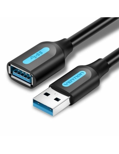 Skarvsladd USB Vention CBHBF 1 m Svart (1 antal)