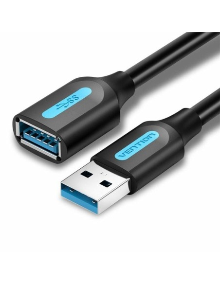 Skarvsladd USB Vention CBHBF 1 m Svart (1 antal)