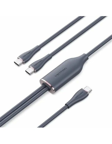 USB A till USB-C Kabel Vention CTMBG Svart 1,5 m