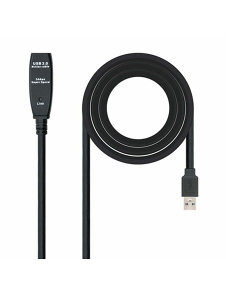 Skarvsladd USB TooQ 10.01.0311 Svart 5 m