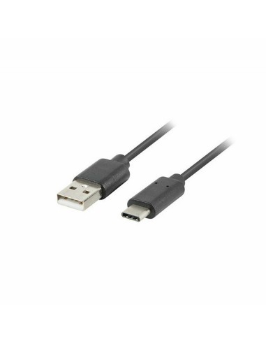 USB A till USB-C Kabel Lanberg CA-USBO-31CU-0018-BK Svart 1,8 m (1 antal)