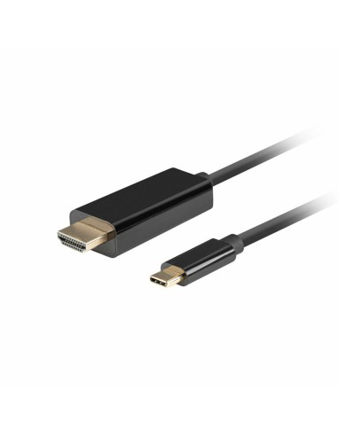 USB-C till HDMI Kabel Lanberg CA-CMHD-10CU-0005-BK Svart 50 cm