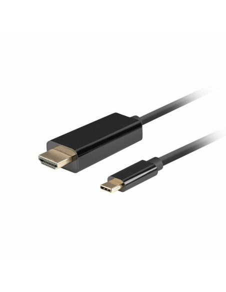 USB-C till HDMI Kabel Lanberg CA-CMHD-10CU-0005-BK Svart 50 cm