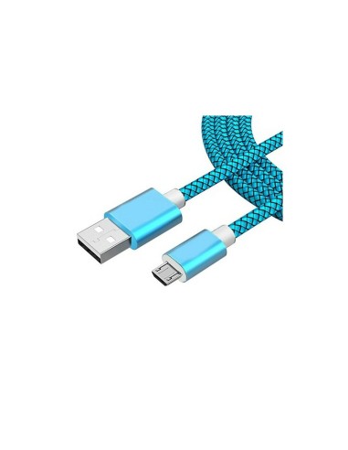 USB-kabel till mikro-USB Wirboo Blå 2,5 m