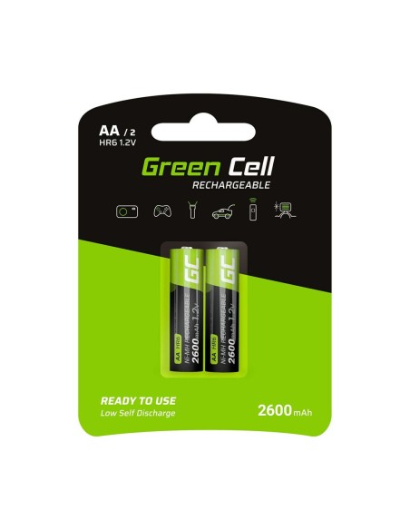 Laddningsbart batteri Green Cell GR05 2600 mAh 1,2 V AA