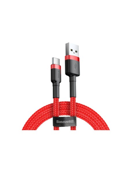 USB A till USB C Kabel Baseus CATKLF-A09 Röd 50 cm 0,5 m