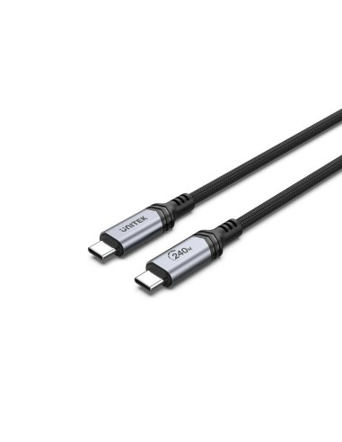 Kabel USB C Unitek C14110GY-2M Svart 2 m