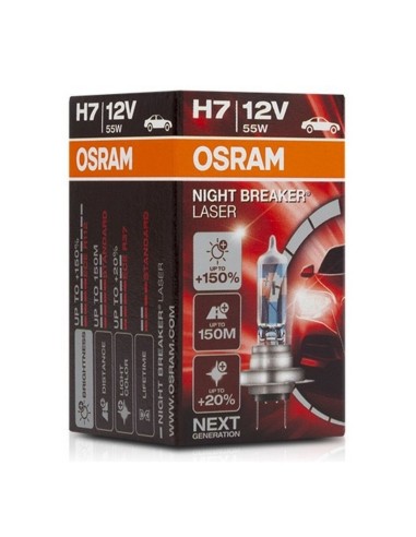 Glödlampa för bil Osram 64210NL H7 12V 55W