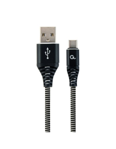 Kabel Micro-USB 2.0 till USB C GEMBIRD CC-USB2B-AMCM-2M-BW Svart 2 m