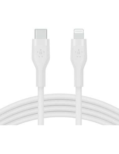 Kabel USB-C till Lightning Belkin CAA009BT1MWH 1 m Vit