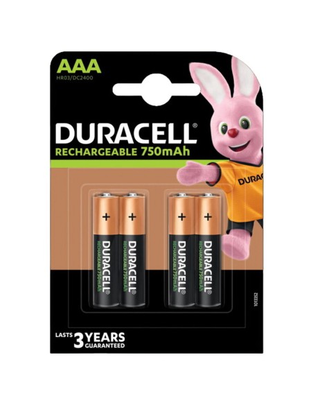 Laddningsbara Batterier DURACELL LR03 750 mAh