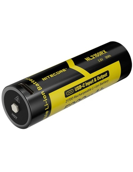 Laddningsbart batteri Nitecore NT-NL2150RX 5000 mAh 3,6 V 21700