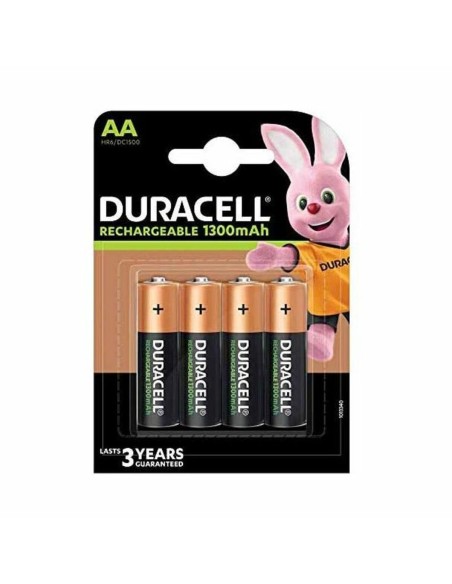 Laddningsbara Batterier AA DURACELL 1300 mAh