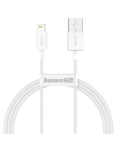 Kabel USB till Lightning Baseus CALYS-A02 Vit 1 m