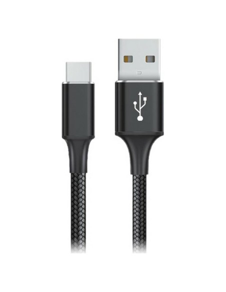 USB A till USB C Kabel Goms Svart