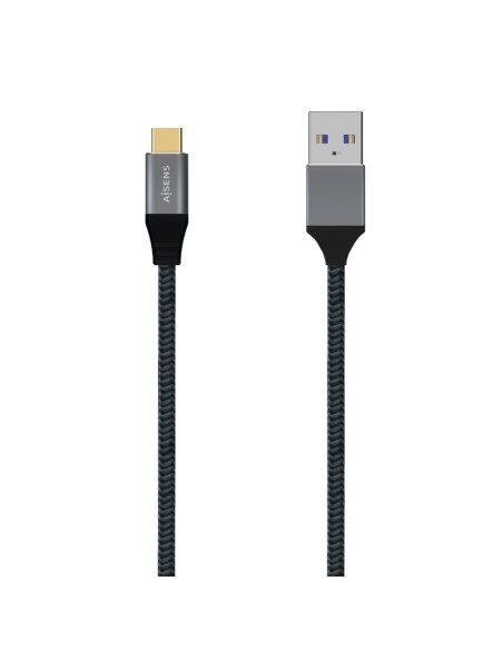 USB A till USB-C Kabel Aisens A107-0632 1,5 m Grå (1 antal)