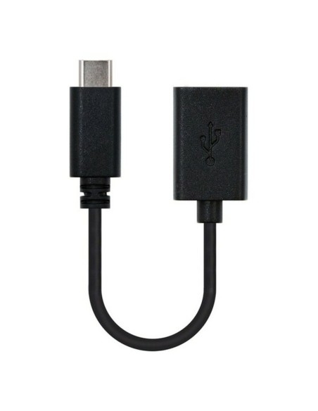 USB 2.0-kabel NANOCABLE USB 2.0, 0.15m Svart (1 antal)