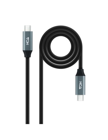 USB-C-kabel NANOCABLE 10.01.4302 Svart 2 m (1 antal)