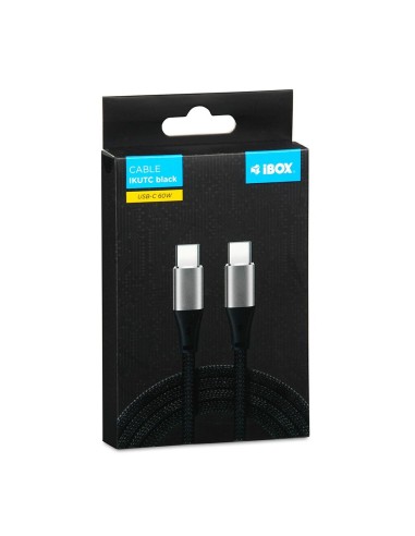 Kabel USB C Ibox IKUTC2B Svart 2 m