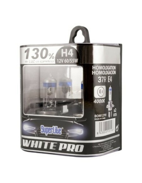 Glödlampa för bil Superlite White Pro H4 12V 55/60W 4000K 37R/E4