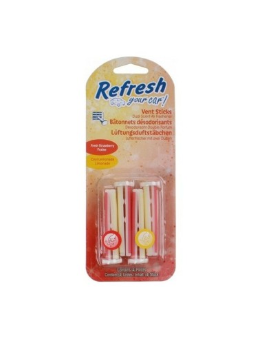 Billuftfreser California Scents Vent Sticks Jordgubbe Citron (2 pcs)