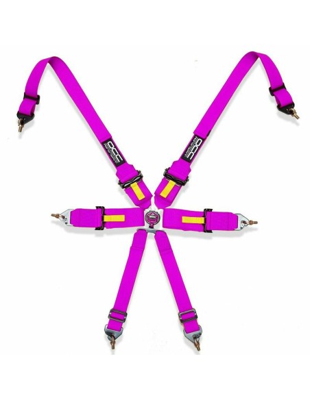 Harness with 6 fastening points OCC Motorsport Rosa